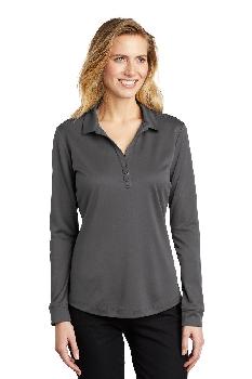 Port Authority ® Ladies Silk Touch™ Performance Long Sleeve Polo. L540LS
